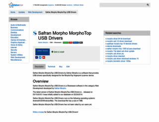 safran-morpho-morphotop-usb-drivers.updatestar.com screenshot