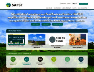 safsf.org screenshot