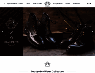 sagarabootmaker.com screenshot