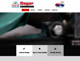 sagarmachinery.com screenshot