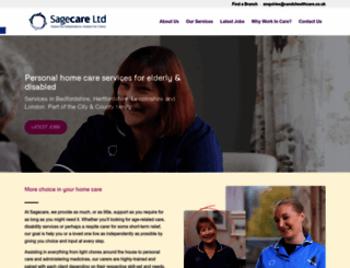 sage-care.co.uk screenshot