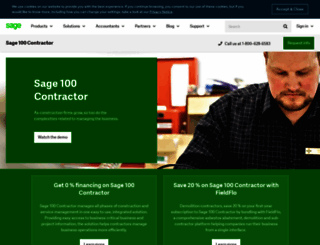 sage100contractor.com screenshot
