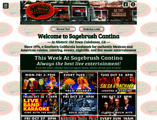 sagebrushcantina.com screenshot
