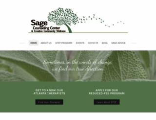 sagecenteratlanta.com screenshot