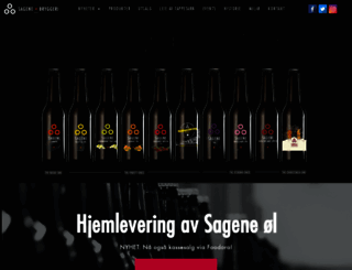 sagenebryggeri.com screenshot