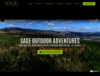 sageoutdooradventures.com screenshot