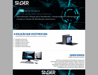 sager.com.br screenshot