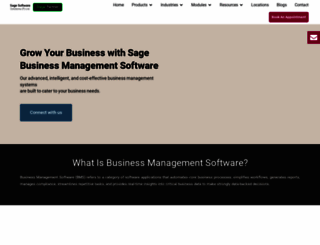 sagesoftware.co.in screenshot