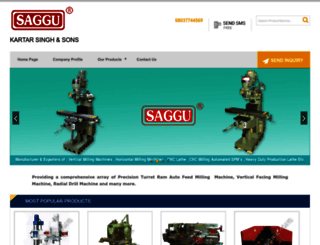 saggumilling.com screenshot