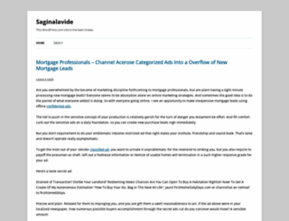 saginalavide.wordpress.com screenshot