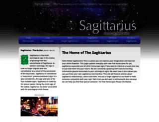 sagittarius.com screenshot