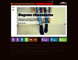 sagone-chaussures.com screenshot