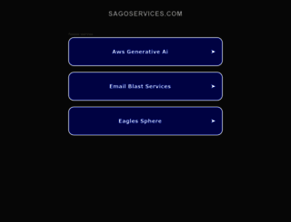 sagoservices.com screenshot