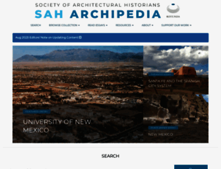 sah-archipedia.org screenshot
