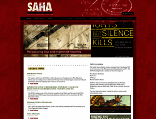 saha.org.za screenshot