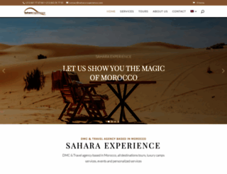 sahara-experience.com screenshot