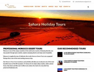 sahara-holidaytours.com screenshot