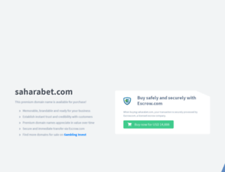 saharabet.com screenshot