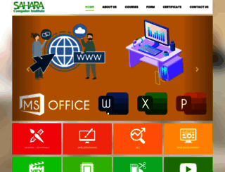 saharacomputer.in screenshot