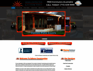 saharaconstruction.net screenshot