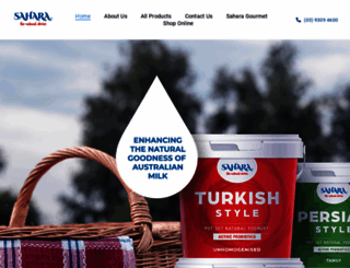 saharadairy.com.au screenshot