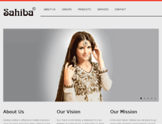sahibafabrics.com screenshot