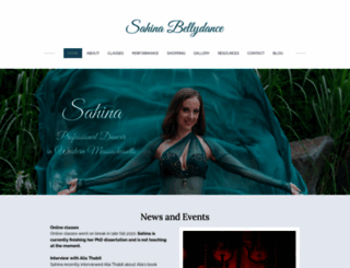 sahinabellydance.com screenshot