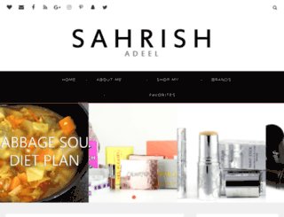 sahrishadeel.com screenshot