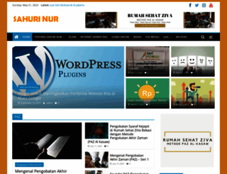 sahurinur.com screenshot