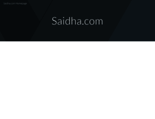 saidha.com screenshot