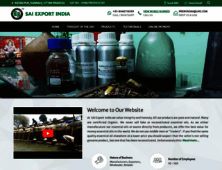 saiexportindia.com screenshot