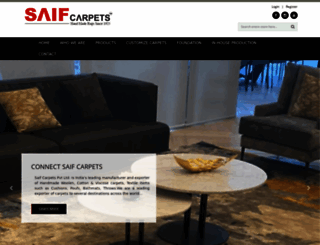saifcarpets.com screenshot