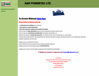 saifpowertec.com screenshot