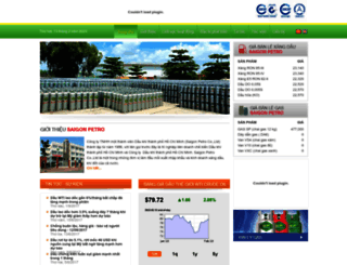 saigonpetro.com.vn screenshot