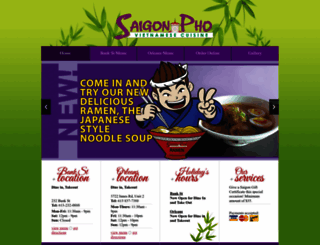 saigonphoottawa.ca screenshot