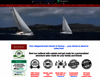 sailboatchartergreece.com screenshot