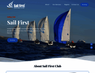 sailfirst.com screenshot