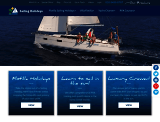 sailingholidays.com screenshot