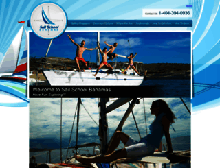 sailschoolbahamas.com screenshot