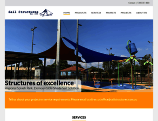 sailstructures.com.au screenshot