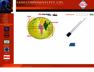 sainicomponents.com screenshot
