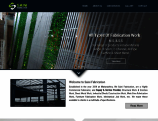 sainifabrication.com screenshot