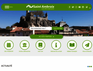 saint-ambroix.fr screenshot