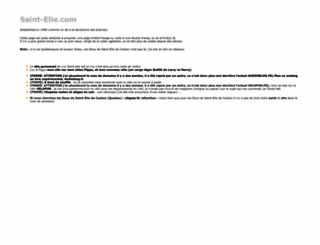 saint-elie.com screenshot