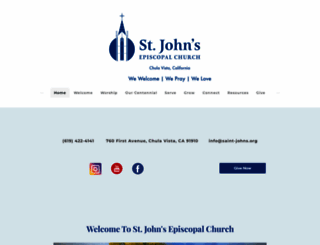 saint-johns.org screenshot