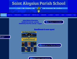 saintaloysiusschool.com screenshot
