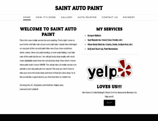 saintautopaint.com screenshot