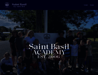saintbasilacademy.net screenshot
