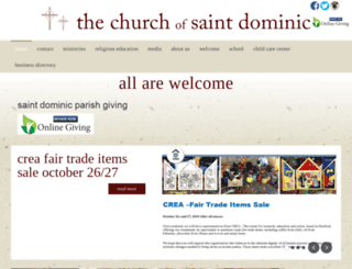 saintdominicchurch.com screenshot