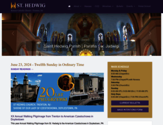 sainthedwigparish.com screenshot